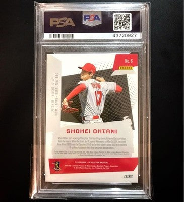 2018 Panini Chronicles Shohei Ohtani RC PSA10 #6 Angels Revolution Cosmic 100