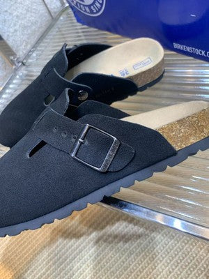 see description multi sizes BIRKENSTOCK Boston Narrow Black