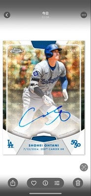 Topps 2024 Shohei Ohtani 50/50 1-Box Major League Baseball Dodgers Trading Card