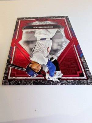 2025 Shohei Ohtani Topps Tier One Baseball Los Angeles Dodgers Red Parallel
