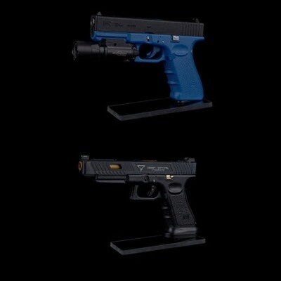 WoSporT Glass-Look Handgun Display Stand for Display Toy Gun Rack Display gift