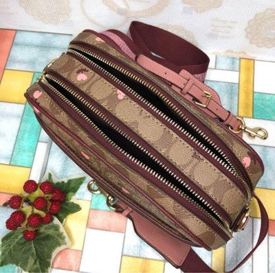 COACH Jes Crossbody in Signature Canvas Heart floral print C3239 outlet New JP
