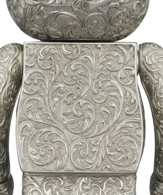 A BATHING APE BAPE X ROYAL SELANGOR SHARK BE@RBRICK 400% Silver New