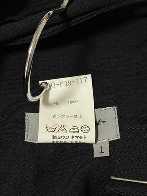 Yohji Yamamoto 90s Y's for men set up Black sizeM Wool gabardine suits