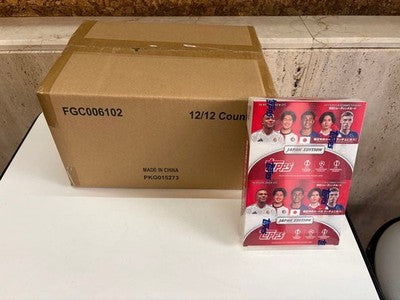 1Case 12 Box TOPPS Champions League Soccer Cards 2025 JAPAN EDITION Box