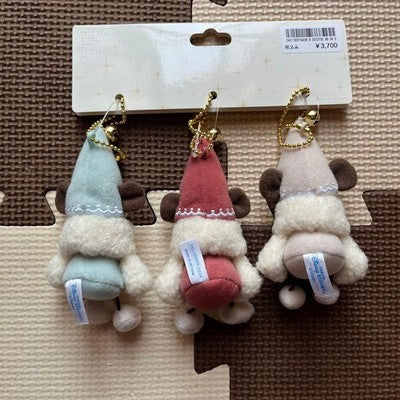 Tokyo Disney Resort Christmas 2025 Lil Ringring Plush Charm 3 Charm in 1 set