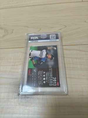 Shohei Ohtani Professional Baseball Chips Card 2013 S-61 Signed PSA6