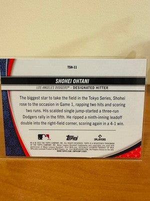 Shohei Ohtani 2025 Topps Japan Edition Update Los Angeles Dodgers TSH-11