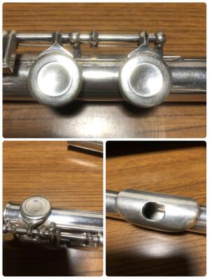 Pearl flute PF521 Mouthpeace Musical instrument Hard case GAKKI used A