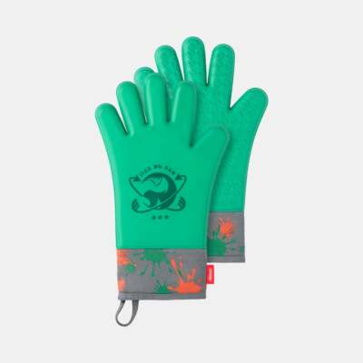 【Japan Store Official】 Splatoon 3 SALMON RUN Silicone Mittens Nintendo 43×25×4cm
