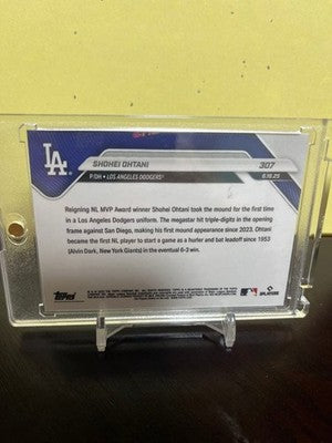 Shohei Ohtani Topps NOW Parallel #307 MLB Dodgers Baseball Card Limited Print