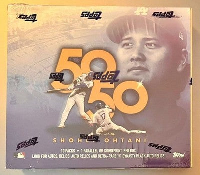 2024 Topps 50/50 Shohei Ohtani 3Boxes Card box Major League Baseball Dodgers