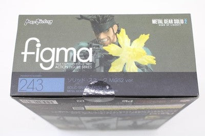 figma Solid Snake 243 Metal Gear Solid 2 Sons of Liberty MGS2 Ver. Figure gift