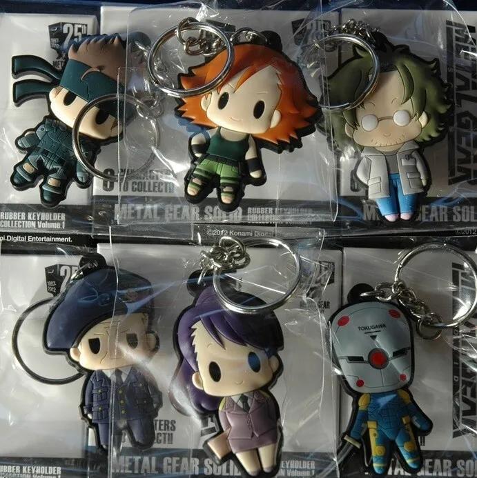 【Choose from 4 patterns】 Metal Gear Solid D4 Rubber Keychain Vol.1&Vol.2