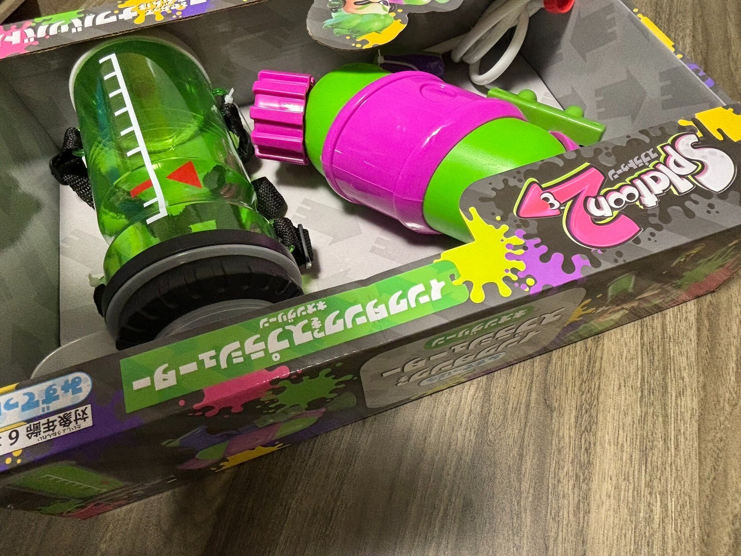 Bargain price Splatoon2 Splatoon Shooter With Tank Neon Green Water Gun