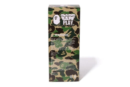 A BATHING APE Japanese Kendama ABC CAMO Pattern GREEN JPN Toy Cypress Wood