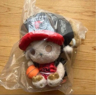 ONE PIECE x NBA  Tony Tony Chopper PLUSH Chicago Bulls Mascot Bandai Japan