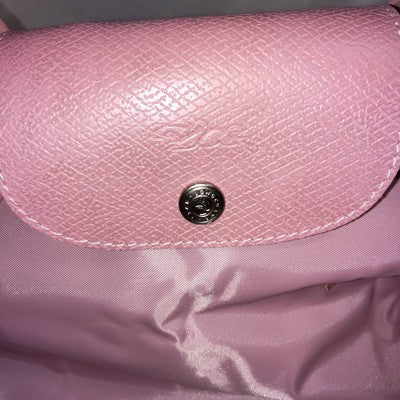 Longchamp Le Pliage S Original Pink W:13in collapsible Outlet New