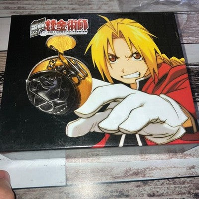 Fullmetal Alchemist Edward Elric Silver Pocket Watch Quartz Anime