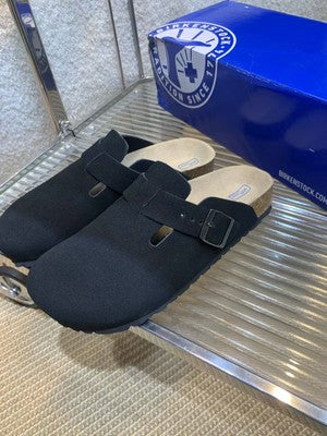 see description multi sizes BIRKENSTOCK Boston Narrow Black