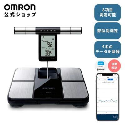 OMRON ‎KRD-703T Body Composition Scale Black Measures with smartphones