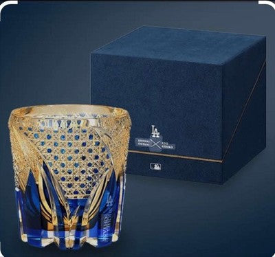 Shohei Ohtani Edo Kiriko Rock Glass Limited 300 Japan MLB Dodgers Rare