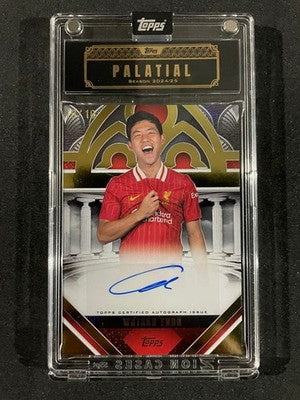2024-25 Topps Liverpool FC Wataru Endo /10 Autographed LIVERPOOL