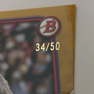 2023 Topps Bowman NPB Munetaka Murakami Gold Parallel /50 #34/50 Trading Cards