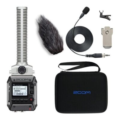 NEW ZOOM F1-SP F1 Field Recorder + Shotgun Mic Portable Digital Handy Recorder