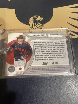 2023 Shohei Ohtani Topps World's Finest Baseball Card MLB Angels Dodgers Star