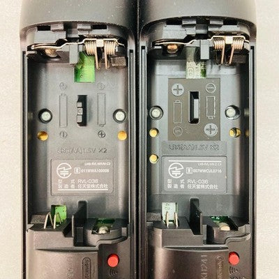 2 Nintendo Wii Remote Motion Plus Controller RVL-036 OEM Black Set Jacket Strap