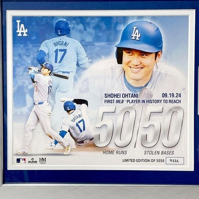 Shohei Ohtani 50-50 Achievement Commemorative Double Coin Photo limited edition