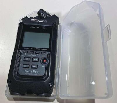 Beautiful Used ZOOM Handy Recorder All Black Edition H4nPro/BLACK
