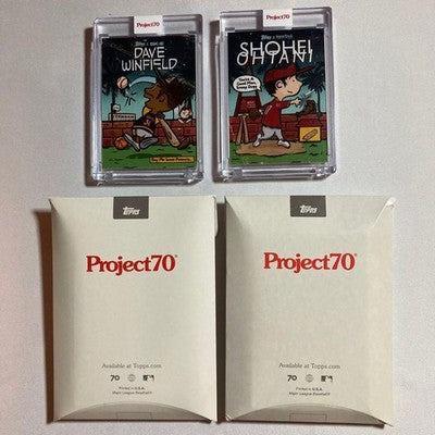 2021 Topps Project 70 Shohei Ohtani & David Winfield Snoop Dogg Card Set