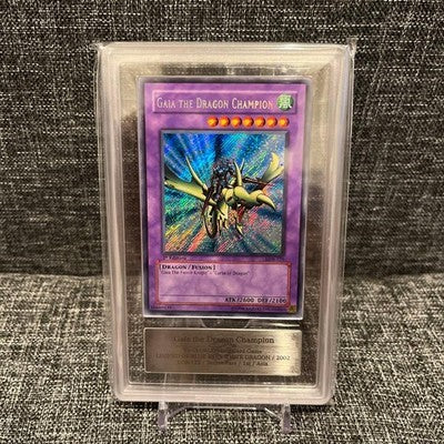 Yu-Gi-Oh Gaia Dragon Champion LOB-125 1st Edition PSA Asian English (ARS10)