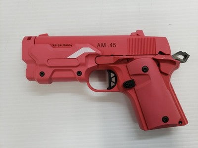 SAO Gun Gale Online AM.45 LLENN Vorpal Bunny Gas Blowback Pistol pink gift *12