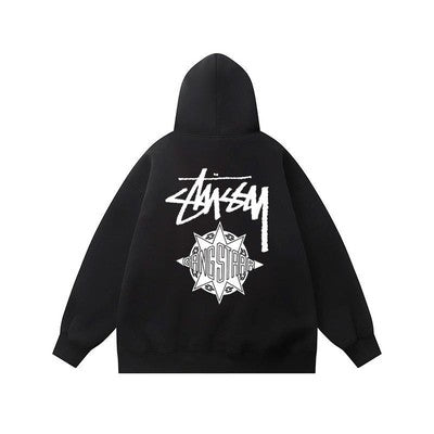 check desctiption size M-XL Stussy street style winter fleece and thick parka
