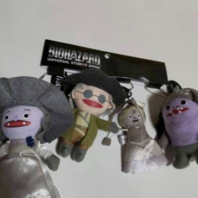 Resident Evil Village Plush Keychain 4 set Universal Studios Japan USJ Biohazard