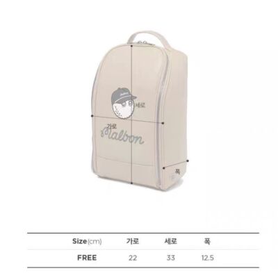 selectable 2color MALBON GOLF shoe case St ANDREWS shoe case