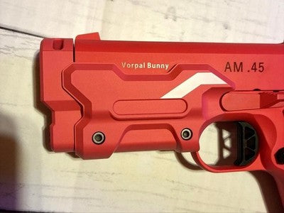 SAO Gun Gale Online AM.45 LLENN Vorpal Bunny Gas Blowback Pistol pink gift *1