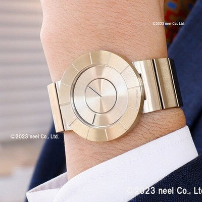 New NY0N005 ISSEY MIYAKE TO Tokujin Yoshioka Design Watch Gold Stainless Steel
