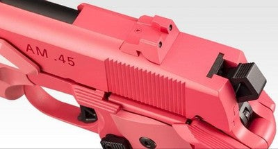 SAO Gun Gale Online AM.45 LLENN Vorpal Bunny Gas Blowback Pistol pink gift *6