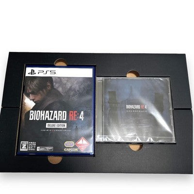 CAPCOM Resident Evil RE:4 Collector’s Edition PS5 Leon Figure Limited BOX_4