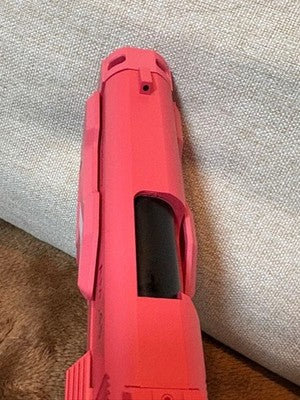 SAO Gun Gale Online AM.45 LLENN Vorpal Bunny Gas Blowback Pistol pink gift *8