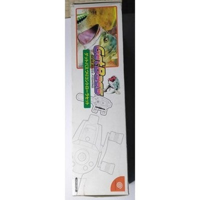 SEGA Dreamcast Get Bass Fishing Game + Fishing Controller Rod Set Game