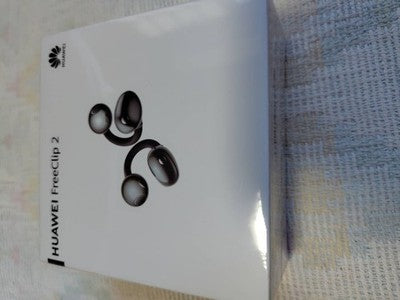 Carbon Fiber Texture Flip Case for HUAWEI FreeClip2 Earphones PC Protection