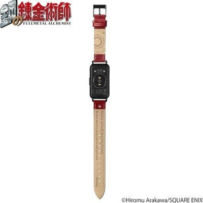 Fullmetal Alchemist Smartwatch Edward Elric Model HUCHRBD8E Red calf leather