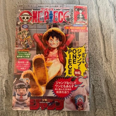 One Piece Card Game Luffy with Promo Card One Piece Magazine Vol.20