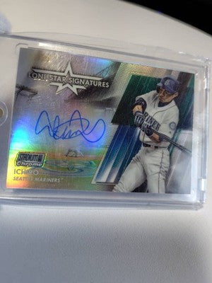 2020 Topps Stadium Club Chrome Ichiro Lone Star Signatures Auto /10 Mariners JP