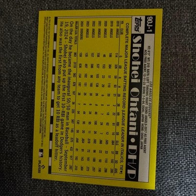 Shohei Ohtani 2025 Topps Update 1990 35th Anniversary Sakura Parallel Dodgers